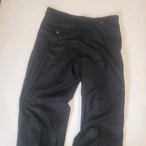 Vintage Cotler Black Mens Pants 32x34 Zippers Shiny Punk Skater Pockets